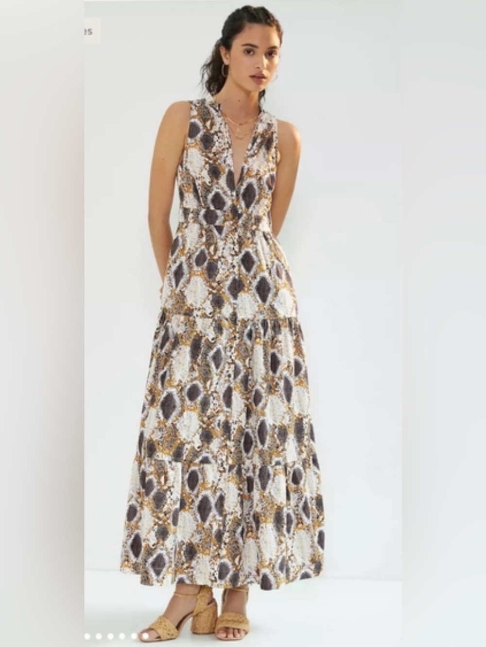 Anthropologie Maeve Snake Maxi
Dress sz 2